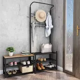 Vestiaire industriel vintage, vue 2