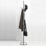 Porte manteau sur pied inox, vue 2