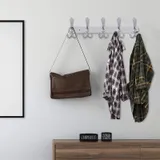 Porte manteau inox mural, vue 2