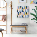 Porte manteau avec assise, vue 2