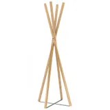 Porte manteau ancien bois, vue 2