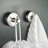 patère inox salle de bain (2 Pièces), vue 2