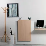 Porte manteau décortif blanc sur pied, vue 2