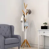 Porte manteau sur pied blanc design, vue 2