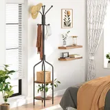 Porte manteau sur pied industriel design, vue 2