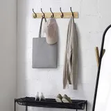 Porte manteau bois métal, vue 2
