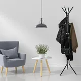 Porte Manteau Perroquet Design Noir, vue 2