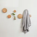 Patère Ronde en Bois (5 Pièces), vue 2