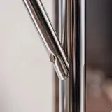 Porte manteau chrome sur pied, vue 2