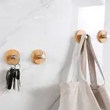 Patère salle de bain bois (4 Pièces), vue 2
