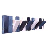 Porte manteau bois coloré rétractable, vue 2