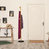 Porte manteau doré sur pied, vue 2