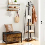Porte manteau sur pied style industriel, vue 2