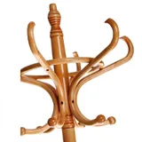 Porte manteau bois perroquet, vue 2