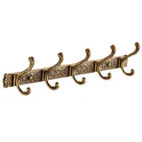 Porte manteau laiton doré, vue 1
