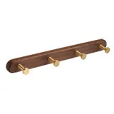 Porte manteau bois coloré rétractable, vue 1