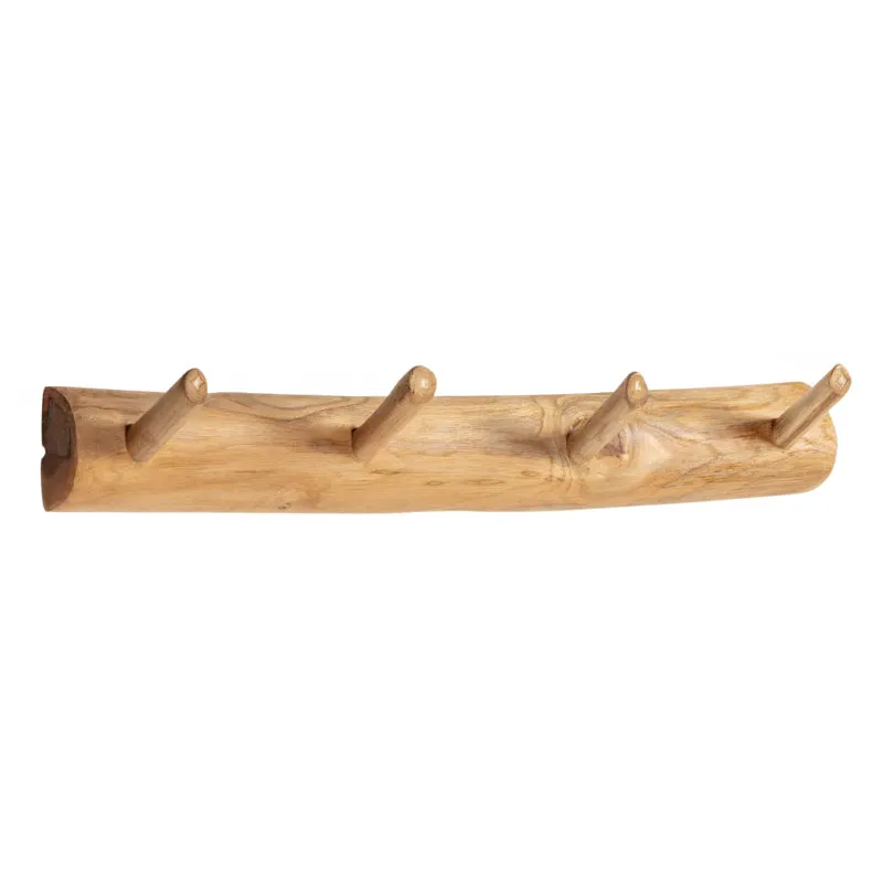 Porte manteau mural bois massif