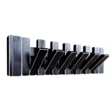 Porte Manteau Mural Rétractable Noir, vue 1