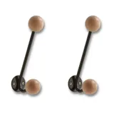 Patère Vintage Boule (2 Pièces), vue 1