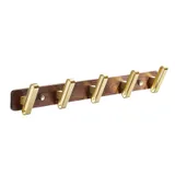 Porte manteau design en bois, vue 1