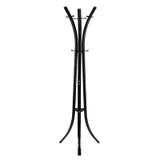 Porte manteau sur pied noir design, vue 1