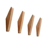 Patère en Bois Naturel (4 Pièces), vue 1
