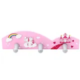 Porte Manteau Mural Licorne Enfant, vue 1