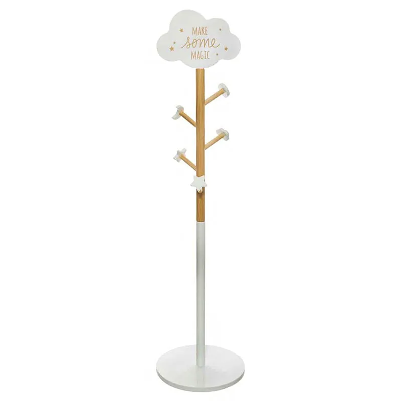 Porte manteau sur pied pour enfant - nuage