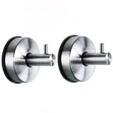 patère inox salle de bain (2 Pièces), vue 1