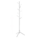 Porte manteau blanc sur pied, vue 1
