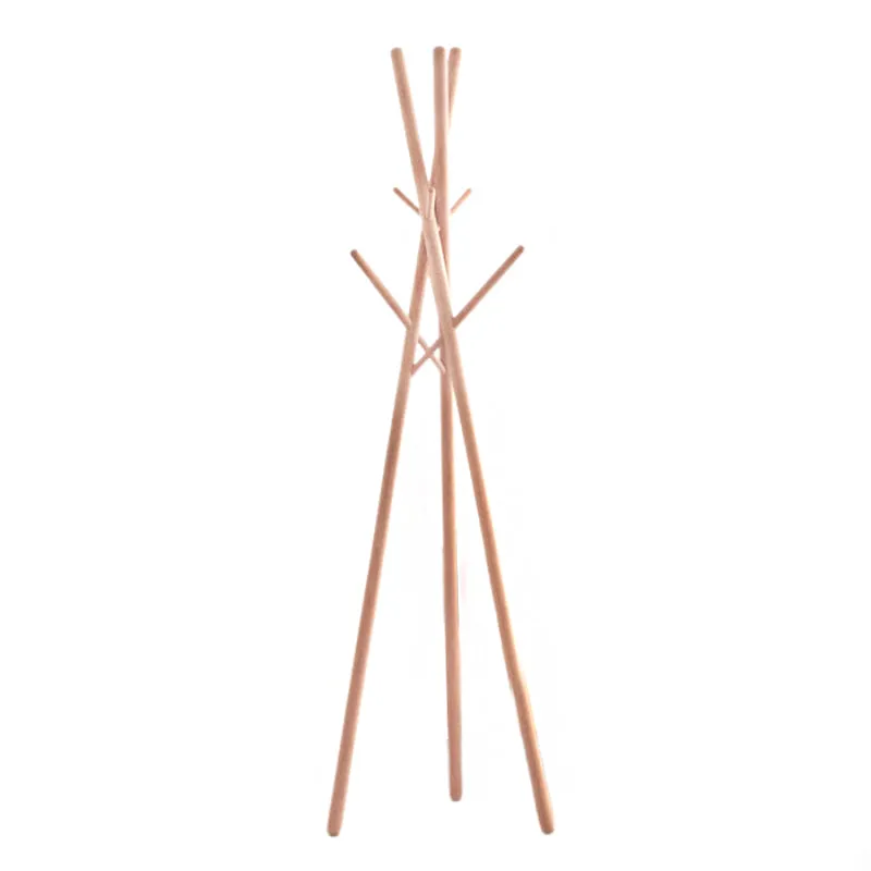 Porte manteau sur pied bois naturel