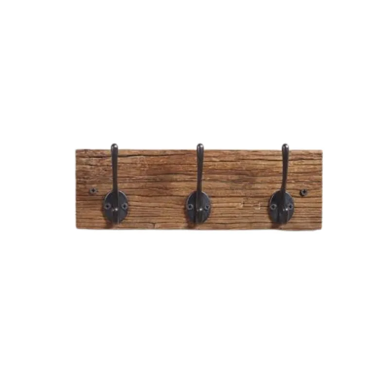 Porte manteau mural bois vintage