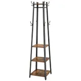 Porte manteau sur pied style industriel, vue 1