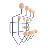 Porte manteau mural boules, vue 1