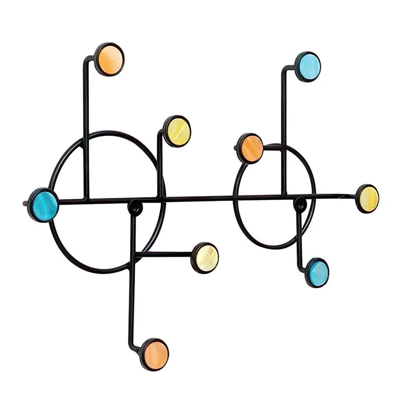 Porte manteau multicolore