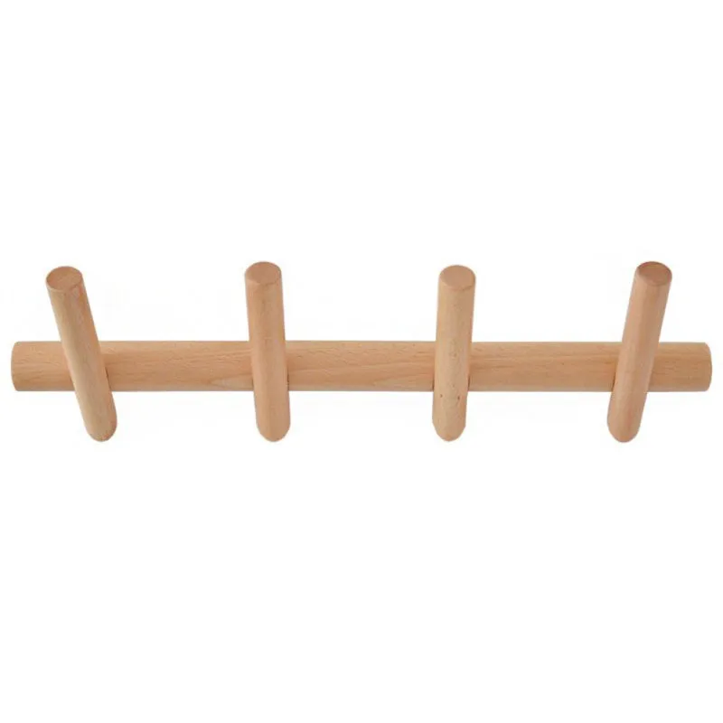 Porte Manteau Mural Bois Scandinave