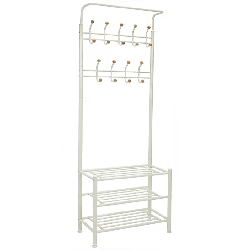 Porte manteau vestiaire blanc