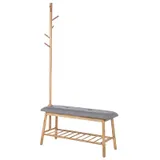 Porte manteau avec assise, vue 1