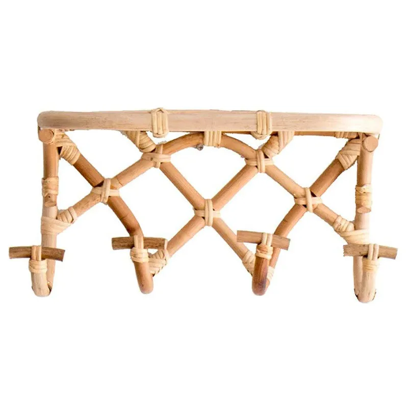 Porte manteau en rotin