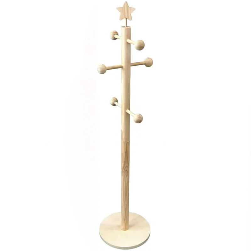 Porte manteau bois sur pied enfant