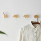 Patère Animaux Bois (4 Pièces), vue 1