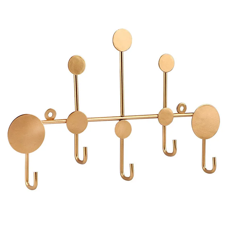 Porte Manteau Design Doré